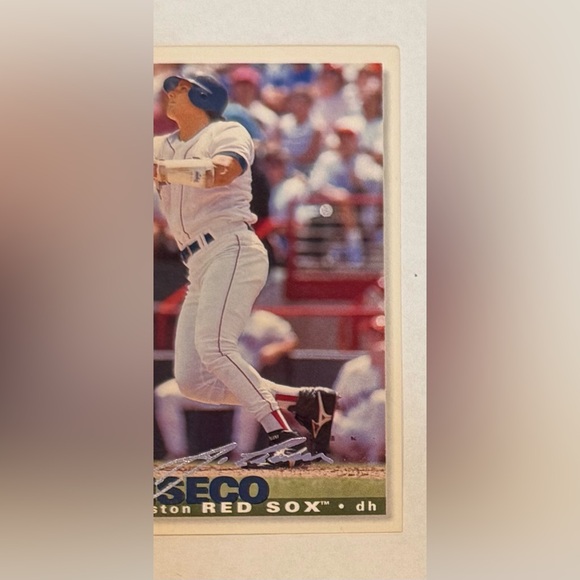 Trading card baseball 1995 The Upper Deck # 415 José Canseco silver signature - Picture 5 of 8